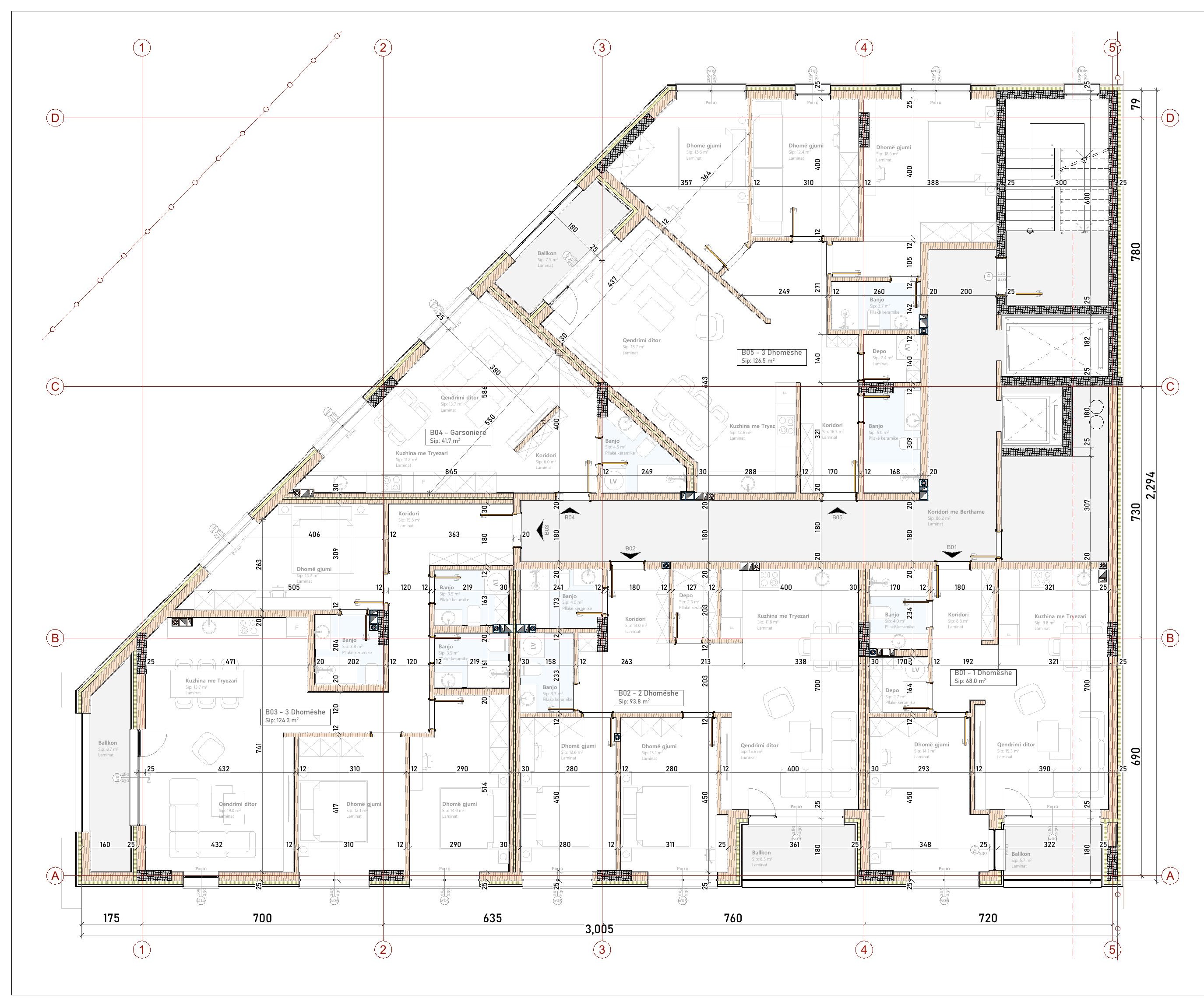 Typical residential planning