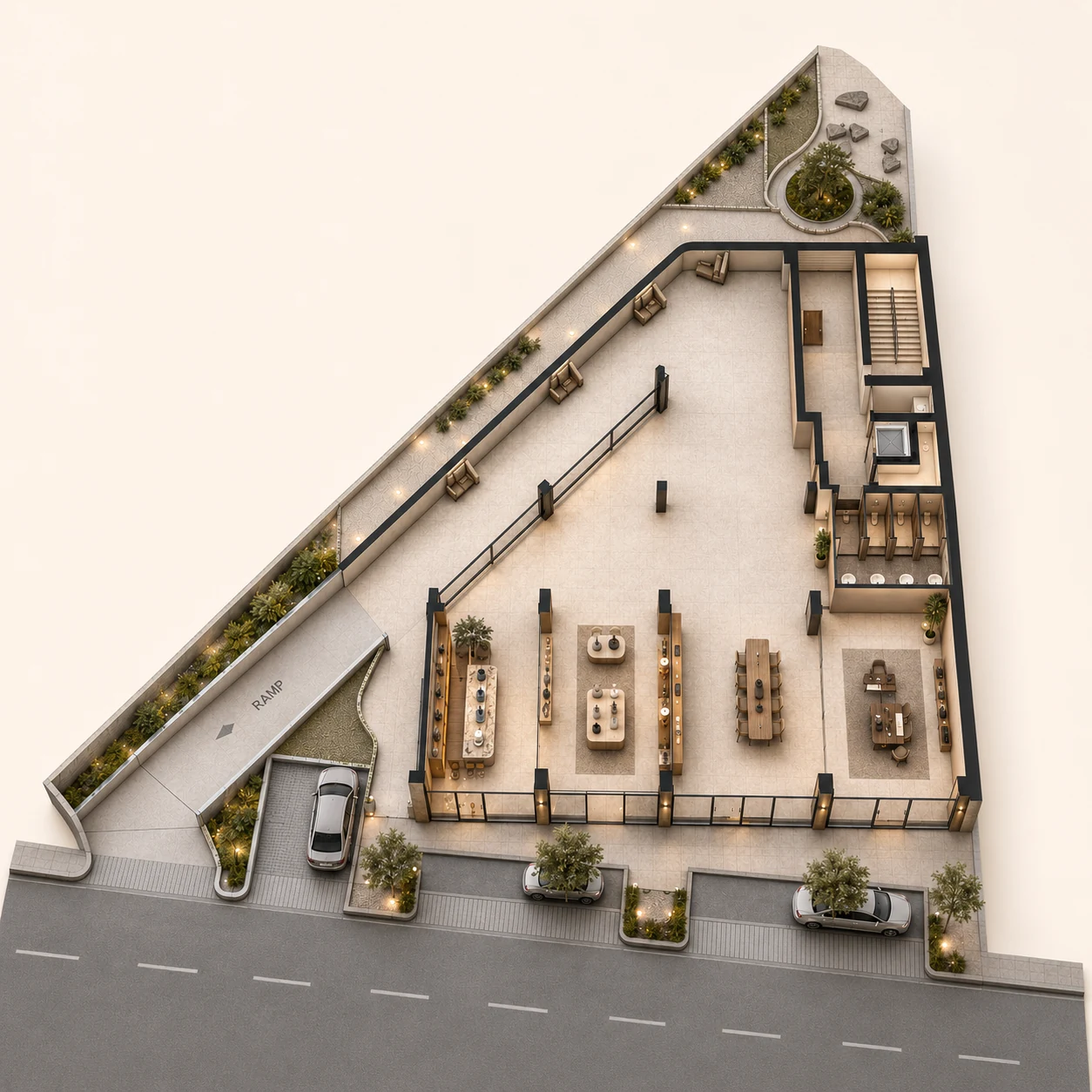 Commercial space concept