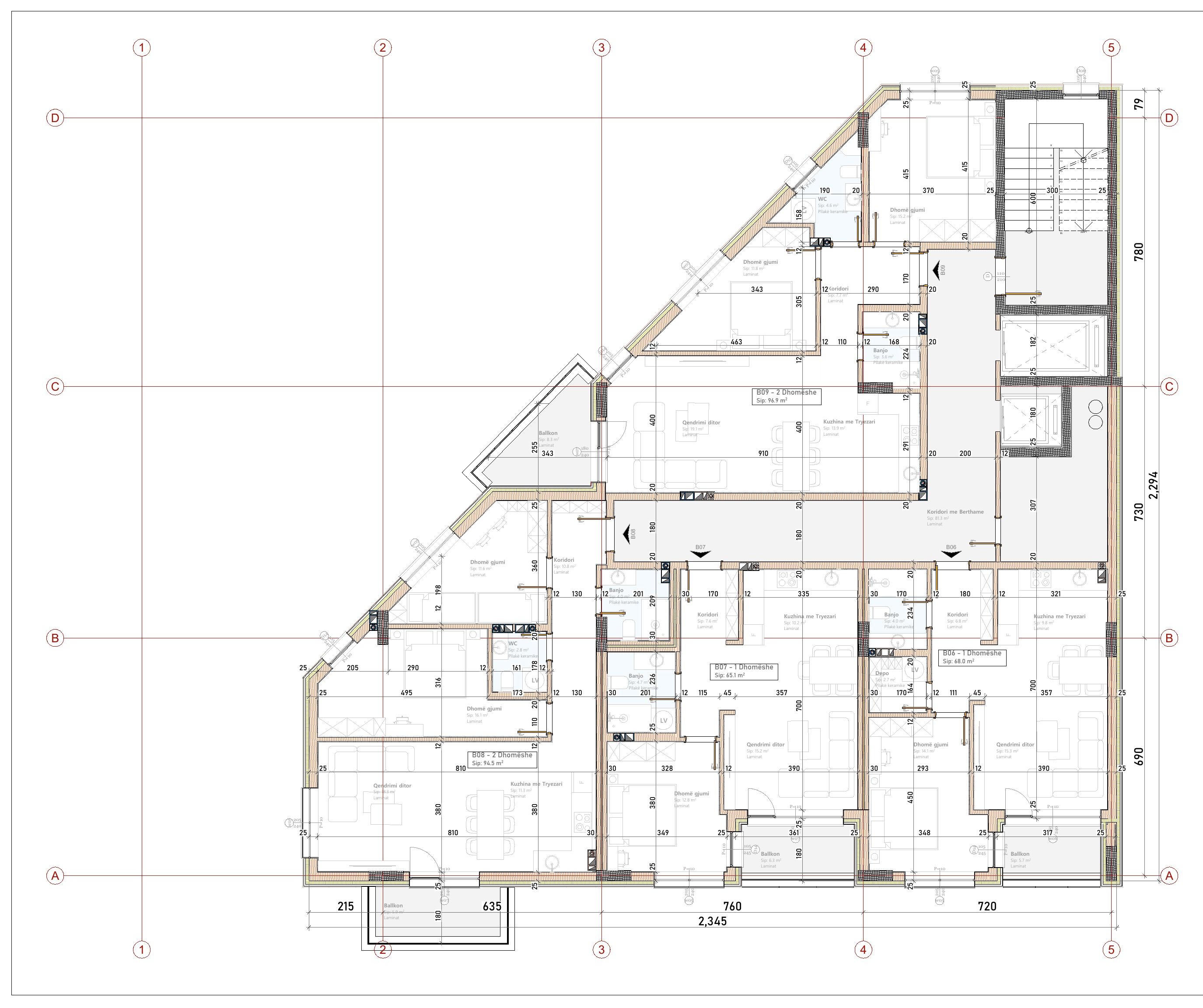 Shared floor plan · Floor 6
